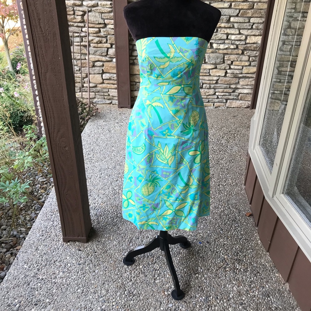 Lilly Pulitzer Strapless Dress